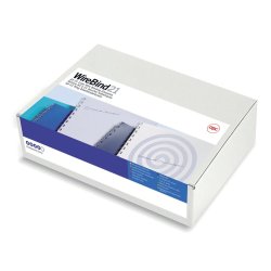 GBC multibindwire ryg GBC A4 21L 6mm slv (100)