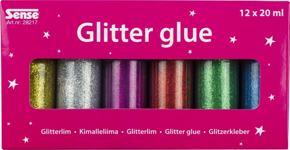 Glimmerlim i flaske 12 x 20ml