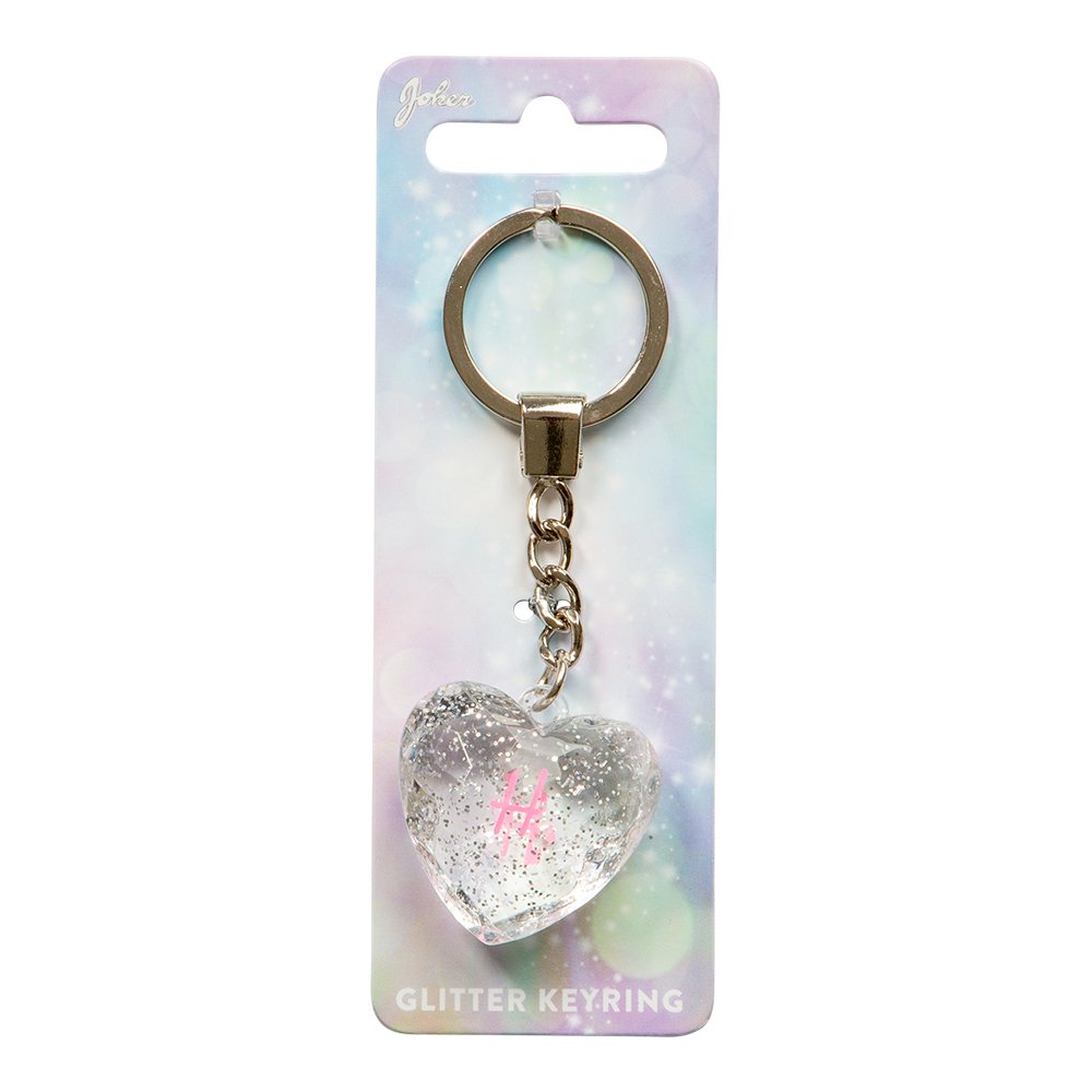 Glitter Heart Nglering H Slv