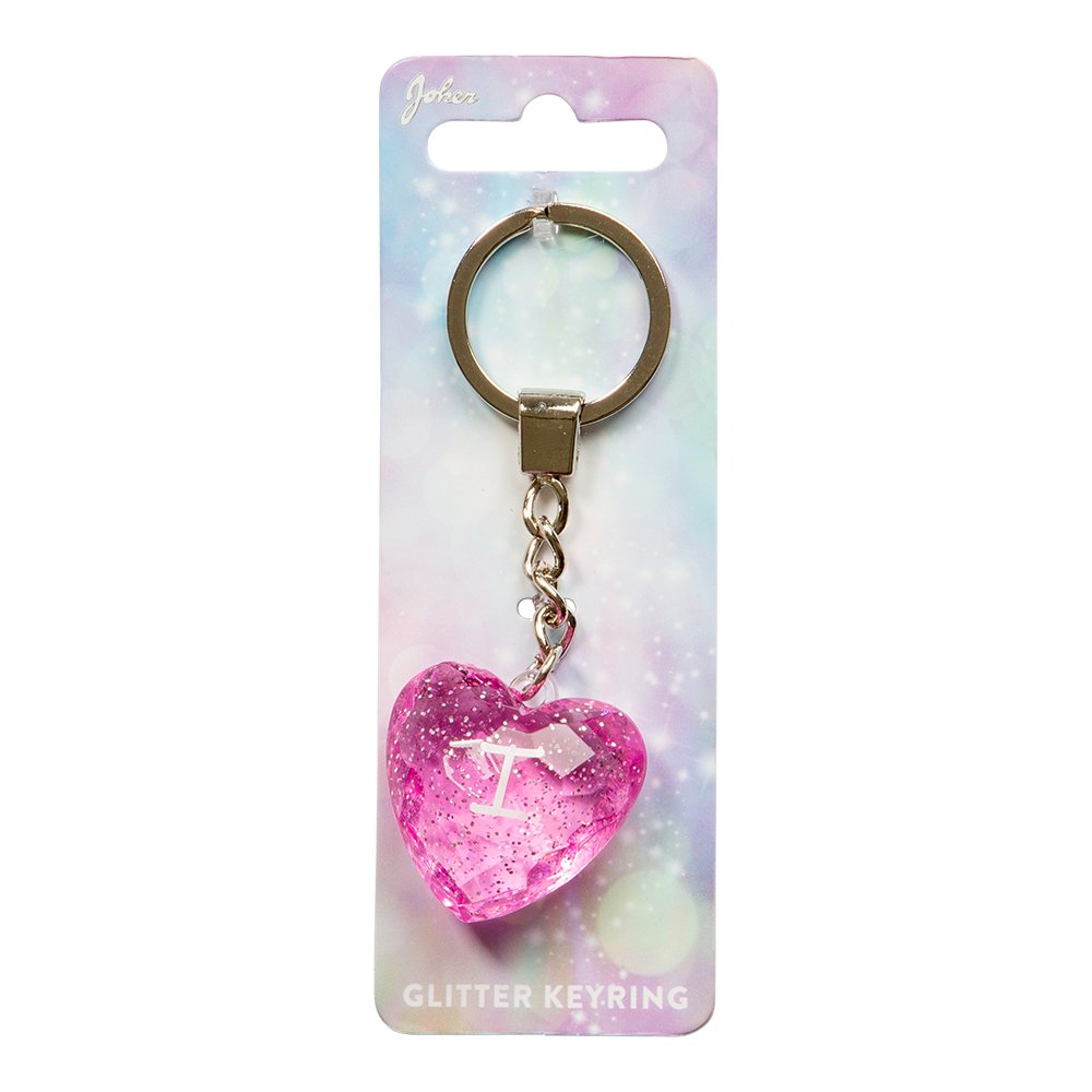 Glitter Heart Nglering I Lyserd