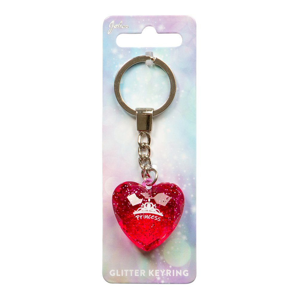 Nglering Glitter Heart Princess Pink