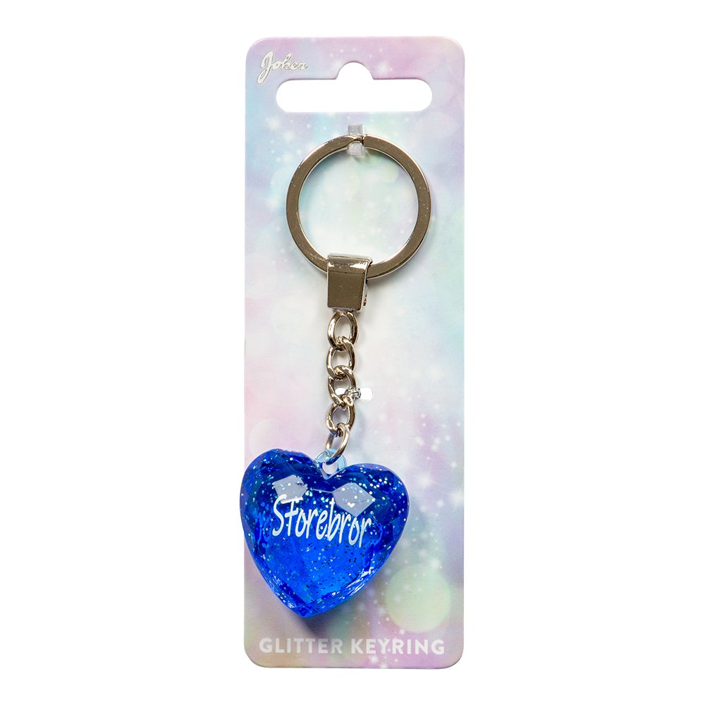 Glitter Heart Nglering Storebror Bl