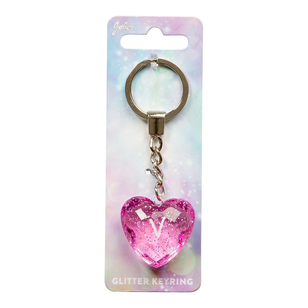 Glitter Heart Nglering V Lyserd