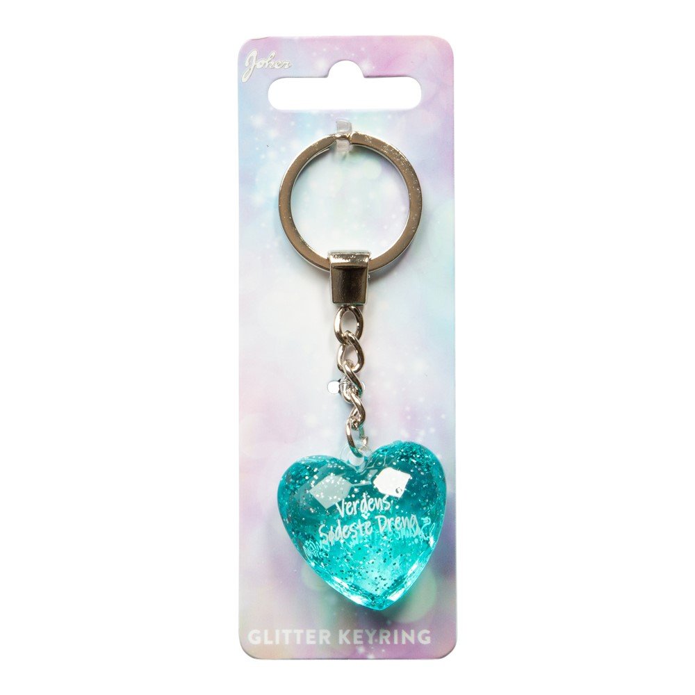 Nglering Glitter Heart V. Sdeste Dreng Lysbl