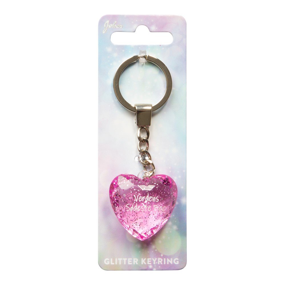 Glitter Heart Nglering Verdens sdeste pige Lyser