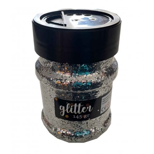 Glitter Standard Stor Slv 145g