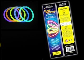 Glowsticks Armbnd Bred Ass Farver