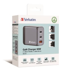 GNC-65 GaN Charger 3 Port 65W USB-A/USB-C