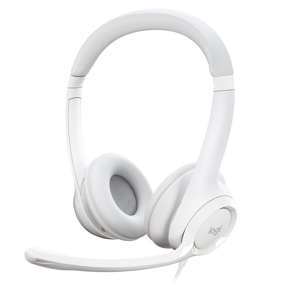 H390 USB Computer Headset, Off-white