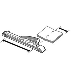 Haftemaskine 560 t/40 ark sort
