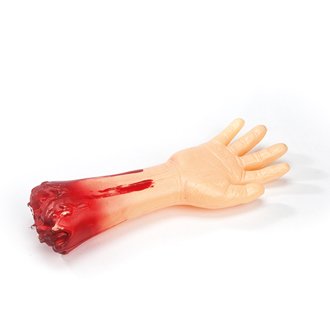 Halloween Blodig Plast Arm 34cm