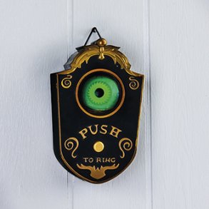 Halloween Drklokke M/LED & Lyd jet