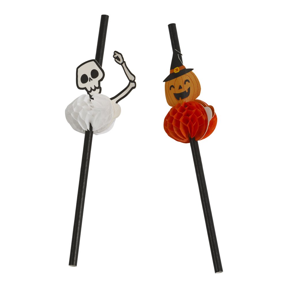 Halloween Sugerr Honeycomb Skelet &amp; Grskar 6stk