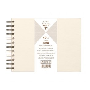 Hard cover album  Perlemor 21x16cm 40 sider 200g