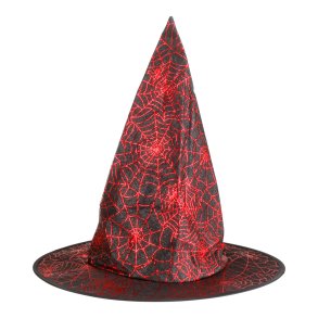 Heksehat Sort & Rd Edderkoppespind Brn
