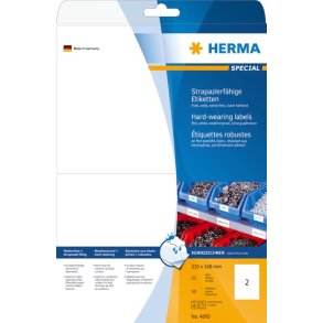 Herma etiket film ekstra strk 210x148 mat (50)