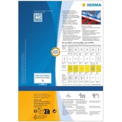 Herma etiket film ekstra strk 210x297 hvid mat