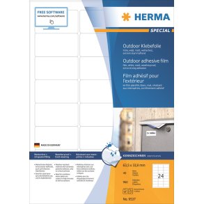 Herma etiket film ekstra strk 63,3x33,9 (960)