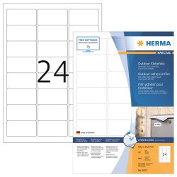 Herma etiket film ekstra strk 63,3x33,9 (960)