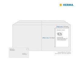 Herma etiket recycled 199,6x289,1 hvid (80)