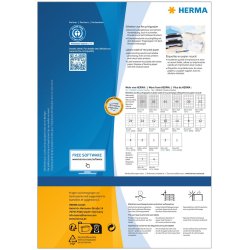 Herma etiket recycled 210x148 hvid (160)