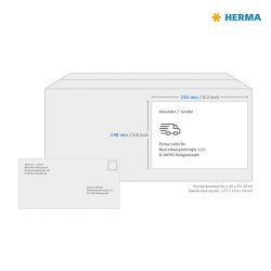 Herma etiket recycled 210x148 hvid (160)