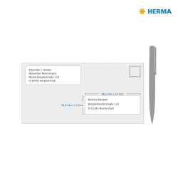 Herma etiket recycled 99,1x33,8 hvid (1280)