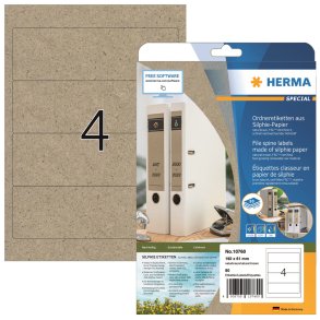 Herma etiket Silphie 192x61 kraftpapir (80)