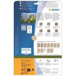 Herma etiket Silphie 70x36 kraftpapir (480)