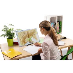 Herma Reading rack metal black