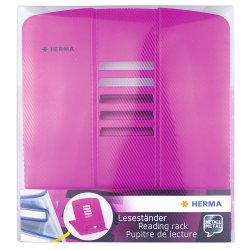 Herma Reading rack metal pink