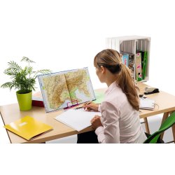 Herma Reading rack metal pink