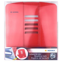 Herma Reading rack metal red