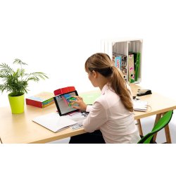 Herma Reading rack metal red