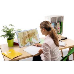 Herma Reading rack metal white