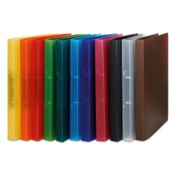 Herma ringbind PP A4 2DR 25mm transp mrk grn