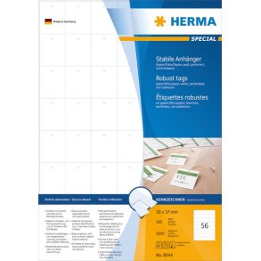 Herma slidstrke papir/folie labels 30x37 (5600)