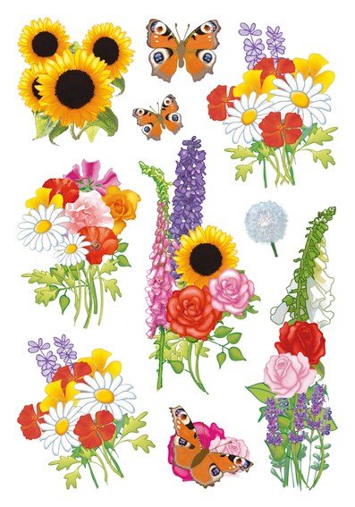 Herma Sticker Decor Blomsterbuket