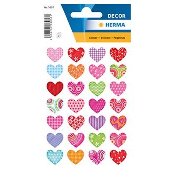 Herma Sticker Decor Spraglede hjerter