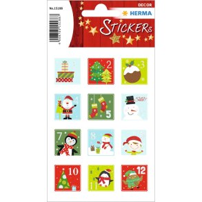 Herma stickers Christmas 1-24 julekalender (2)