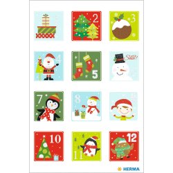 Herma stickers Christmas 1-24 julekalender (2)