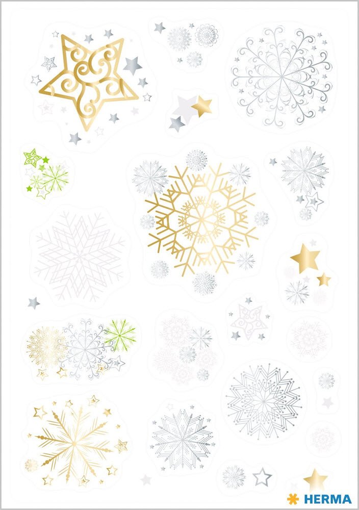 Herma Stickers Creative Christmas Stars