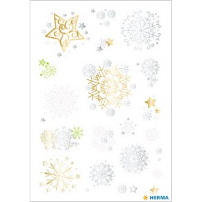 Herma Stickers Creative Christmas Stars