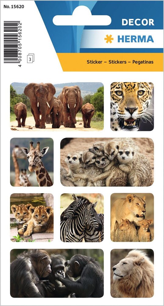 Herma Stickers Decor Afrikas Dyr (3)