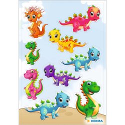 Herma Stickers Decor Baby Dino Glitter Folie (1)