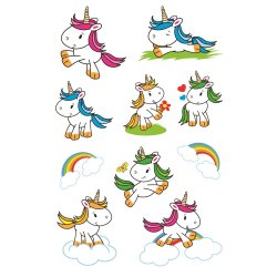 Herma stickers Decor baby enhjrning (2)