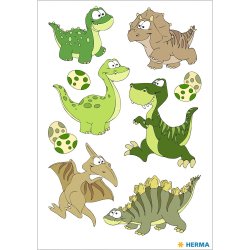 Herma Stickers Decor Dino Brn Moving Eyes (1)