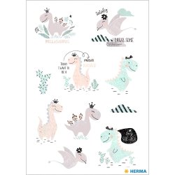 Herma Stickers Decor Dinos Pastel (2)