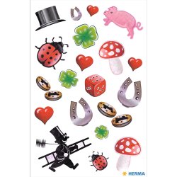 Herma stickers Decor glittery lucky (2)