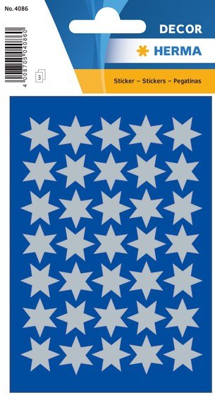 Herma stickers Decor julestjerne 16 slv (3)